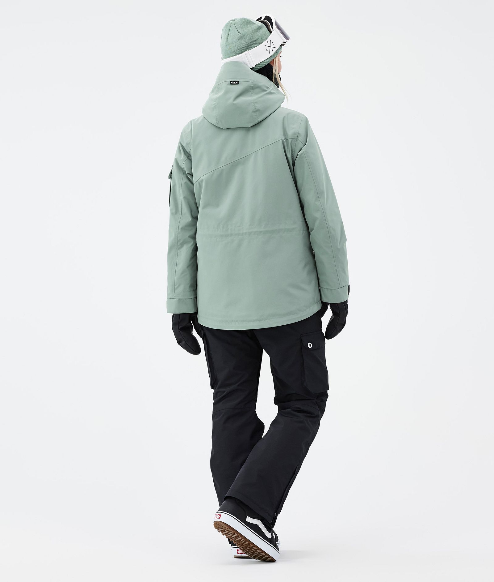 Adept W Snowboard Outfit Dame Faded Green/Black