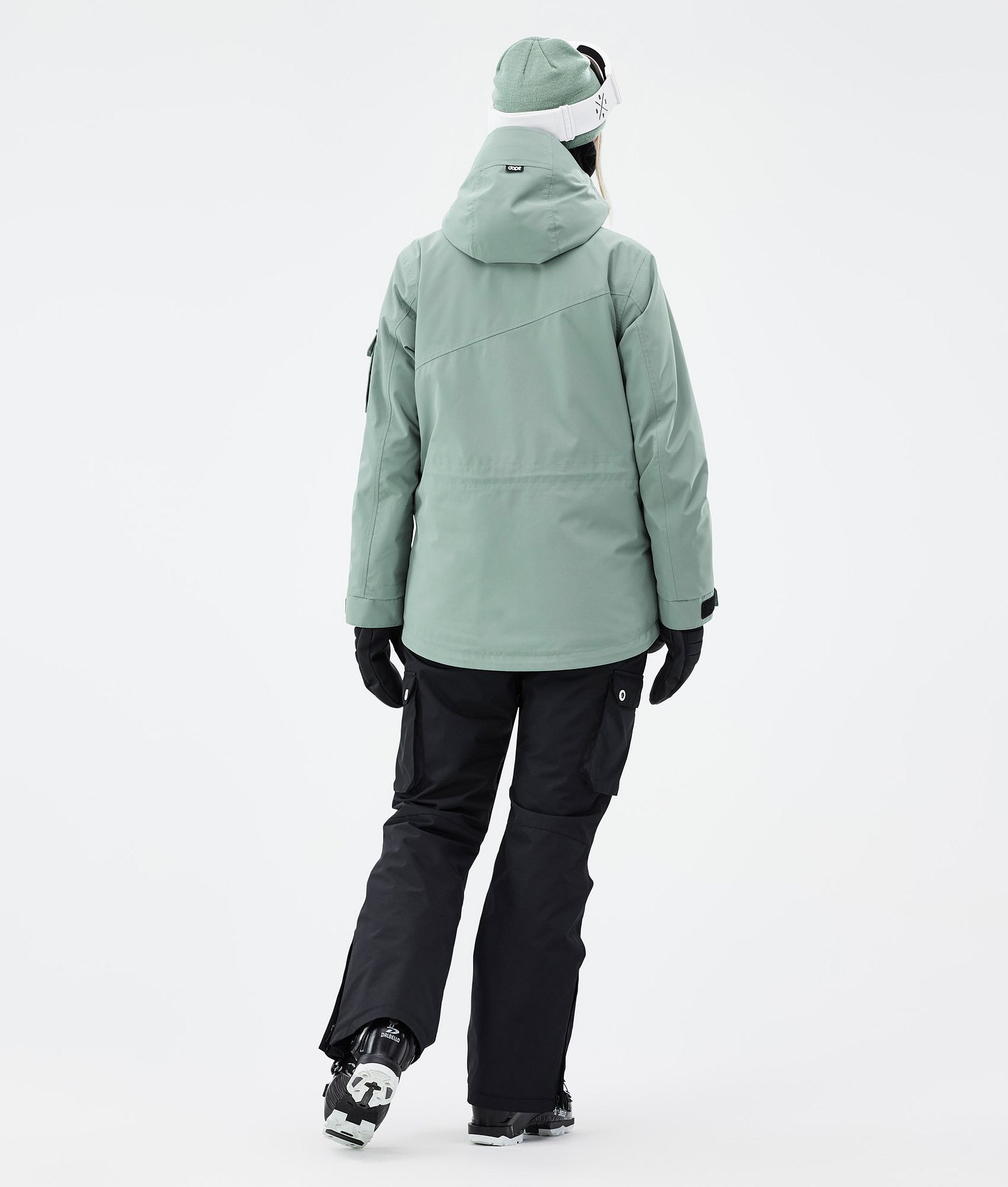 Adept W Ski Outfit Dame Faded Green/Black