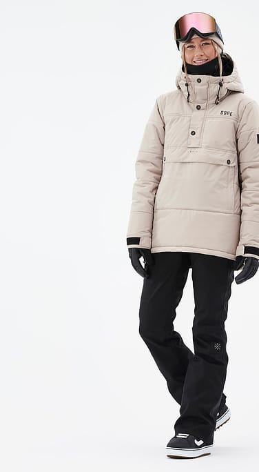 Puffer W Outfit Snowboard Donna Sand/Black