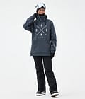 Yeti W Snowboard Outfit Damen Metal Blue/Black