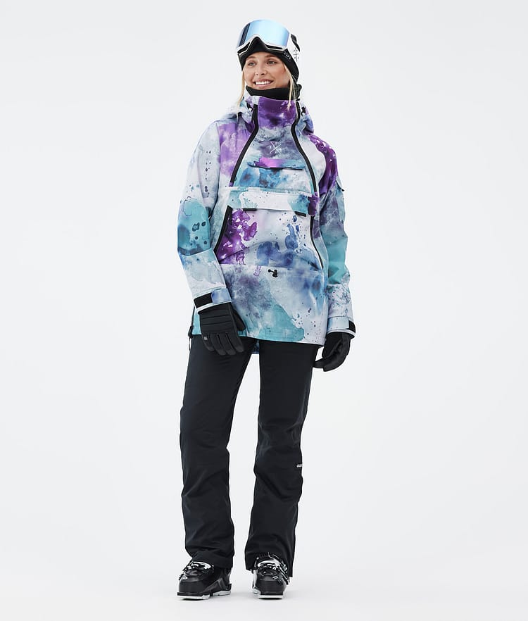 Akin W Ski Outfit Dame Spray Green Grape/Black, Image 1 of 2