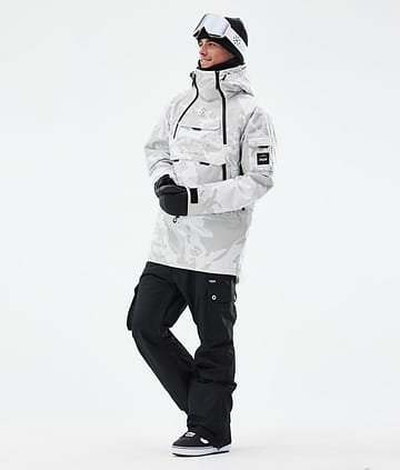 Akin Snowboard Outfit Man Grey Camo/Black