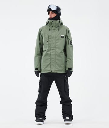 Adept Snowboard Outfit Man Moss Green/Blackout