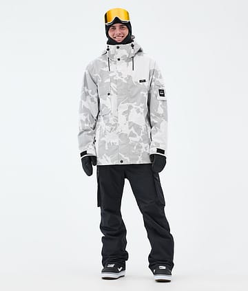 Adept Snowboard Outfit Man Grey Camo/Black