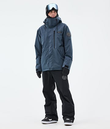 Blizzard Full Zip Snowboard Outfit Man Metal Blue/Black