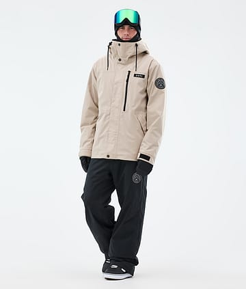 Blizzard Full Zip Snowboard Outfit Heren Sand/Black
