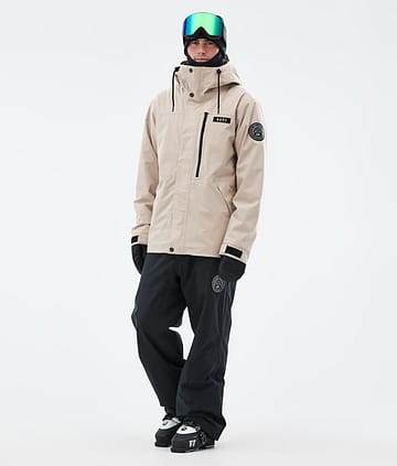 Blizzard Full Zip Ski Outfit Herre Sand/Black
