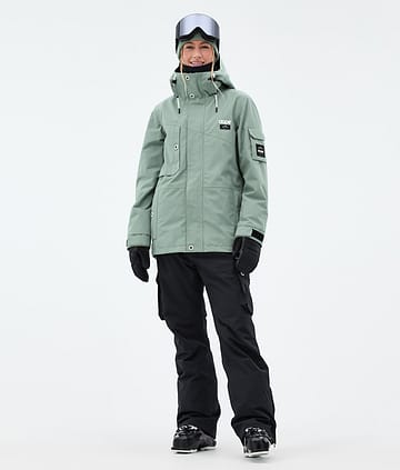 Adept W Ski Outfit Damen Faded Green/Black