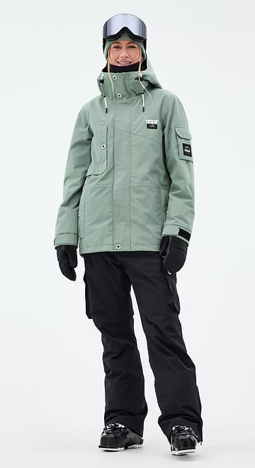 Adept W Ski Outfit Women Faded Green/Black