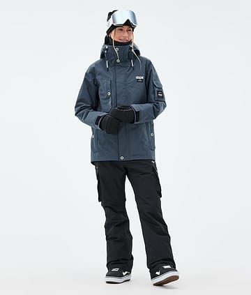 Adept W Snowboard Outfit Dames Metal Blue/Black