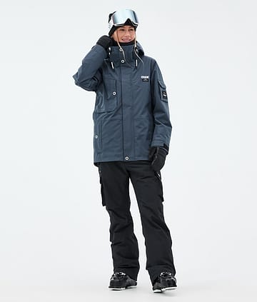 Adept W Ski Outfit Damen Metal Blue/Black