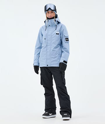 Adept W Snowboard Outfit Dames Light Blue/Black