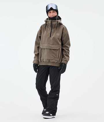 Cyclone W Outfit Snowboard Femme Walnut/Black
