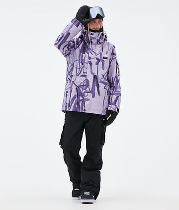 Adept W Snowboard Outfit Women Scribble Purple/Black