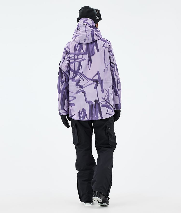 Adept W Ski Outfit Damen Scribble Purple/Black, Image 2 of 2