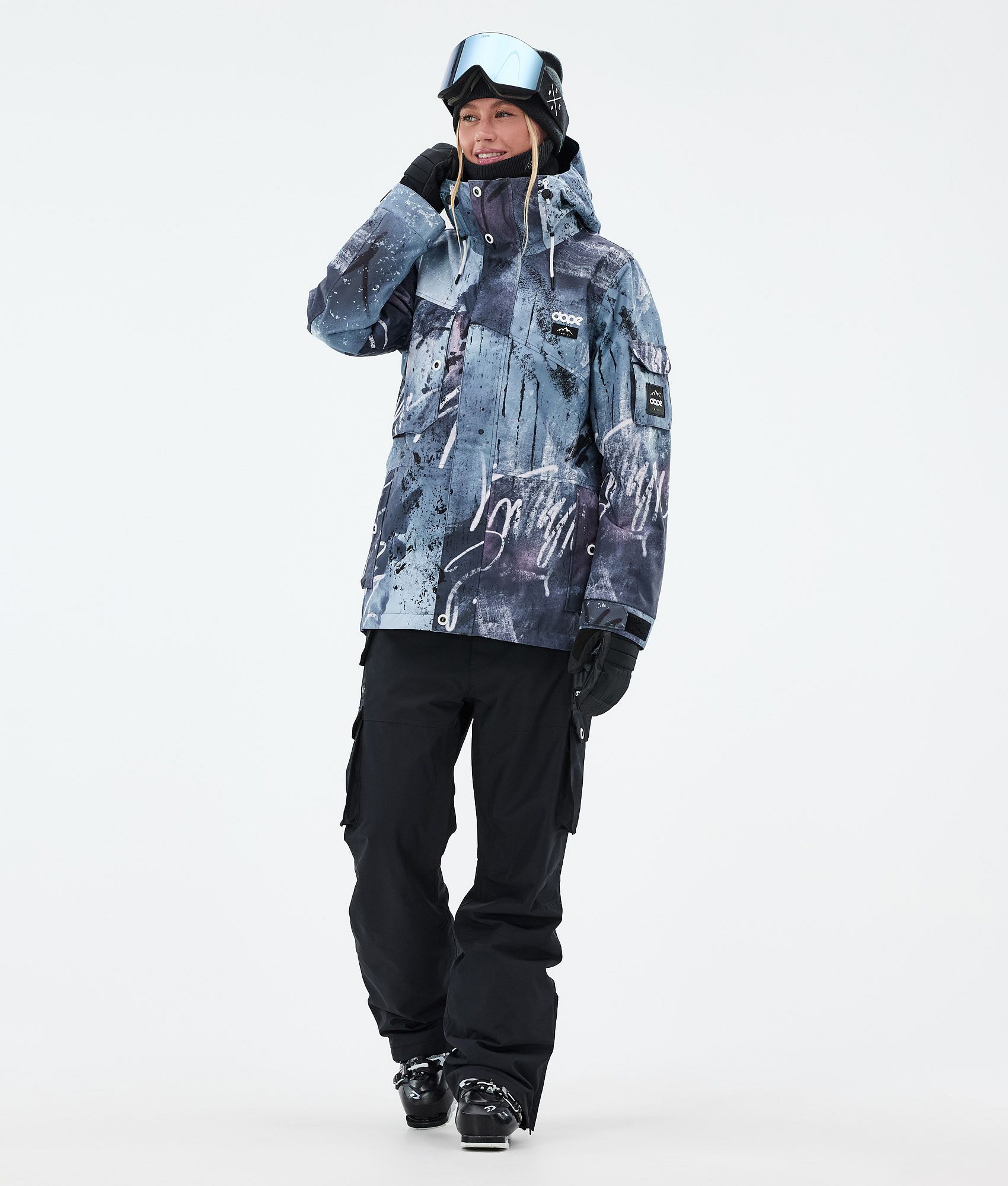Dope Adept W/Iconic W Ski Outfit Damen - Punk Blue/Black