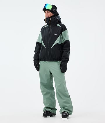 Spartan W Ski Outfit Women Black/Faded Green