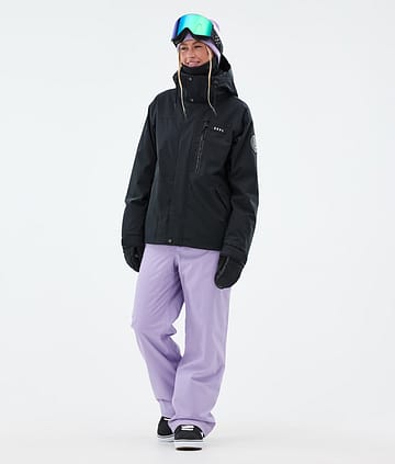 Blizzard W Full Zip Snowboard Outfit Dames Black/Faded Violet