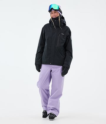 Blizzard W Full Zip Ski Outfit Damen Black/Faded Violet